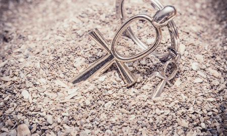 Egyptian Cross Ankhの写真素材