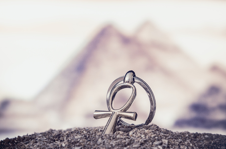 Egyptian Cross Ankhの写真素材