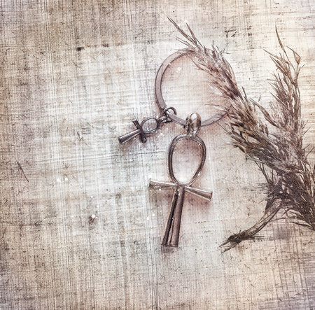 Egyptian Cross Ankhの写真素材