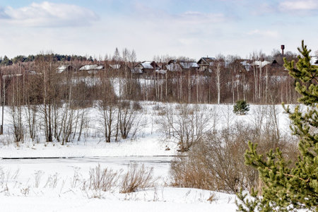 Beautiful winter landscapeの写真素材