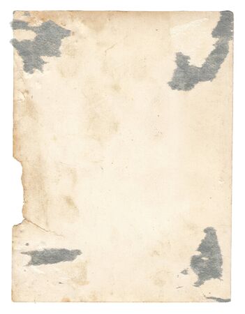 Texture old paper with traces of scuffs and stainsの写真素材