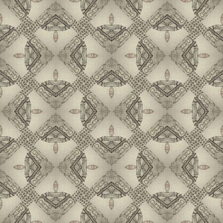 Seamless pattern in zenart style