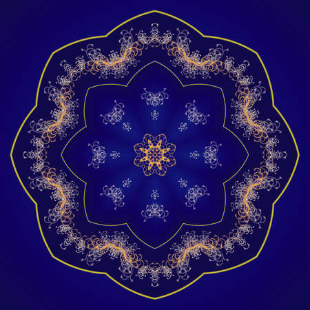 Circular ornament. Mandalaの写真素材
