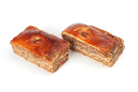 Baklava isolated on a white background の写真素材