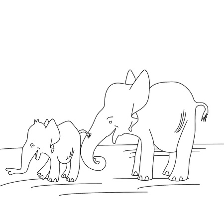 elephantのイラスト素材