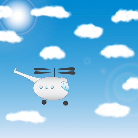 helicopter - Illustrationのイラスト素材