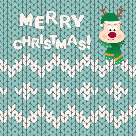 Christmas Card - vector illustrationのイラスト素材