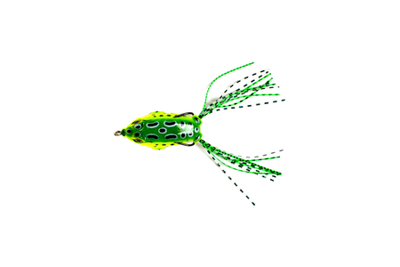 Fishing gear on white background. Popper for fishing isolated.の写真素材