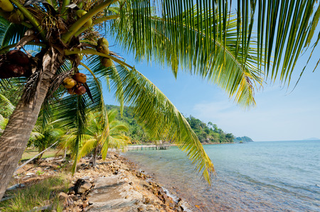 View of the coast in Thailand. Koh Chang Island.