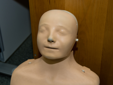 Medical dummies during the first aid training.の写真素材