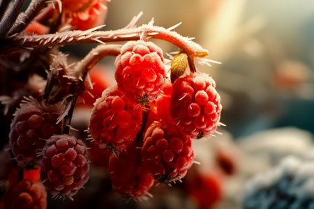Frozen berries.の素材