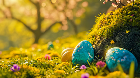 Easter card. Easter theme.の素材