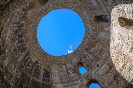 Diocletian Mausoleum Dome in Split, Croatiaのeditorial素材
