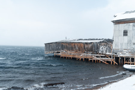 abandoned objects in a village beyond the Arctic circle