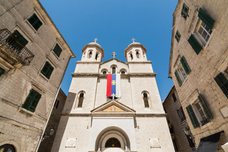St. Nicola Church in Kotor, Montenegroの写真素材