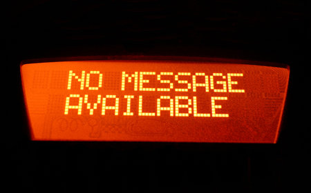 no message available on display in car         の写真素材