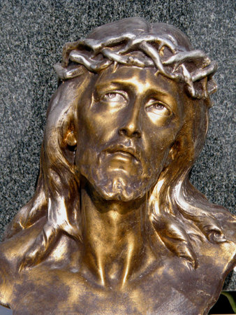 statue of jesus の写真素材
