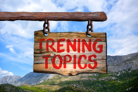 Trening topics motivational phrase sign on old wood with blurred backgroundの写真素材