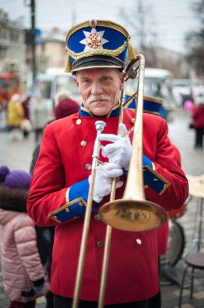 Nizhny Novgorod, Russia-March 9, 2019: In Nizhny Novgorod celebrate the holiday, spring, warmth and love.のeditorial素材