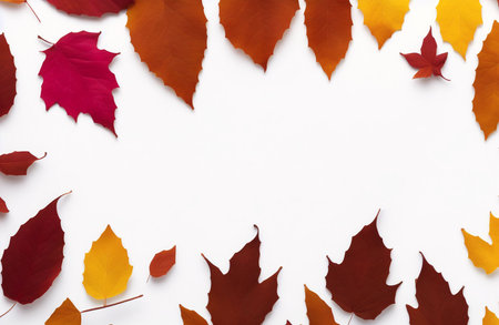 autumn leaves border