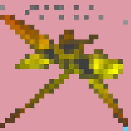 background with pixelsの写真素材