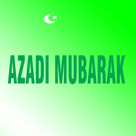 Independence day of Pakistan. text with bright backgroundの写真素材