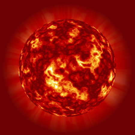 bright sunの写真素材