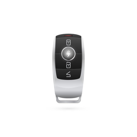 Modern electronic car keyのイラスト素材