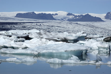 Vatnajokull glacier in Iceland.