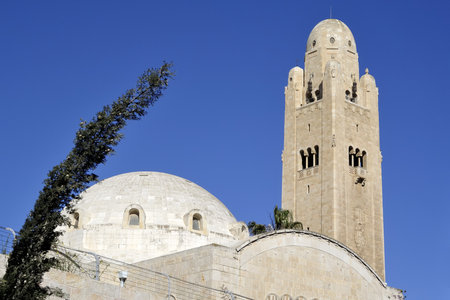 YMCA building in center of Jerusalem, Israel の写真素材