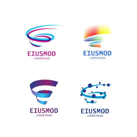 Tornado geometric symbolのイラスト素材