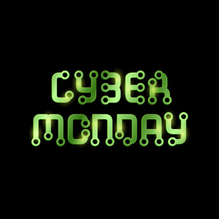 Cyber Monday banner design.のイラスト素材