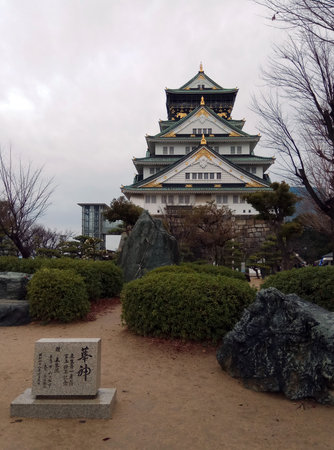 Osaka castleのeditorial素材