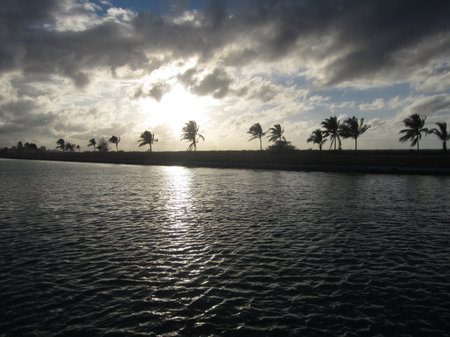 Sunset in Cubaの写真素材