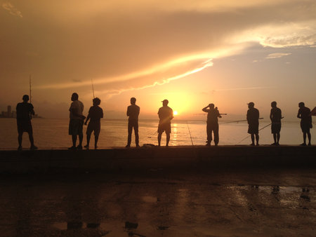 Everyday life in Cubaの写真素材