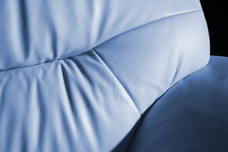 Leather furniture background detail shot texture materialの写真素材