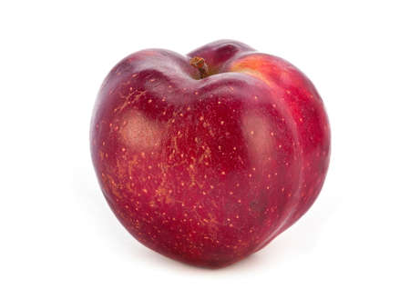 Apple fruit isolated on white backgroundの写真素材