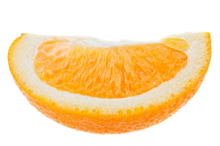 Orange tropical fruit isolated on whiteの写真素材
