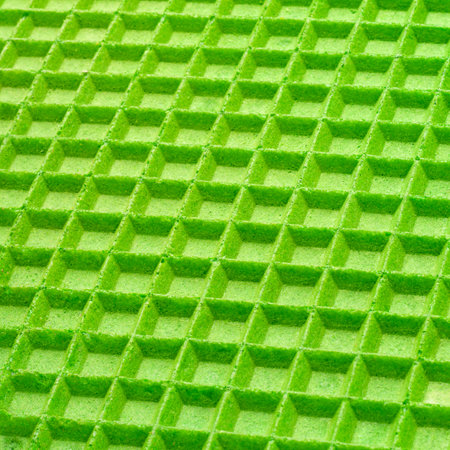 Green wafer textured surface closeup backgroundの写真素材