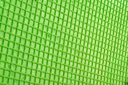 Green wafer textured surface closeup background