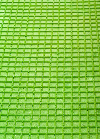 Green wafer textured surface closeup backgroundの写真素材