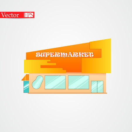 Store image on a light backgroundのイラスト素材