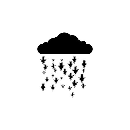 The symbol of the cloud.のイラスト素材