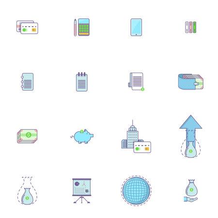 Business icons. Financial growth. Concept vector logo for web graphics.のイラスト素材