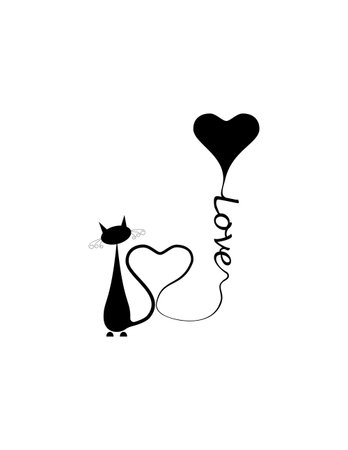 Vector illustration for the holiday of St. Valentine's Day and March 8.のイラスト素材