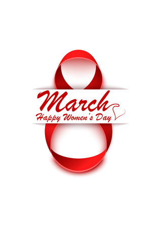 International Women's Day. The Holiday of All Women on March 8のイラスト素材