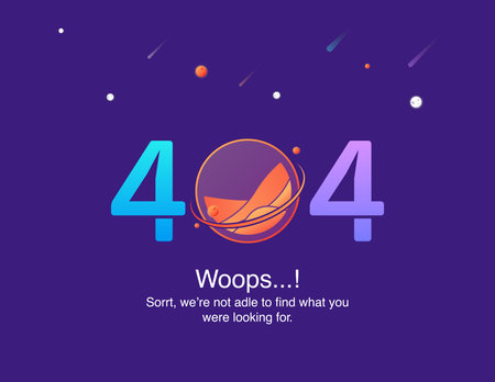 404 error page not found image illustration