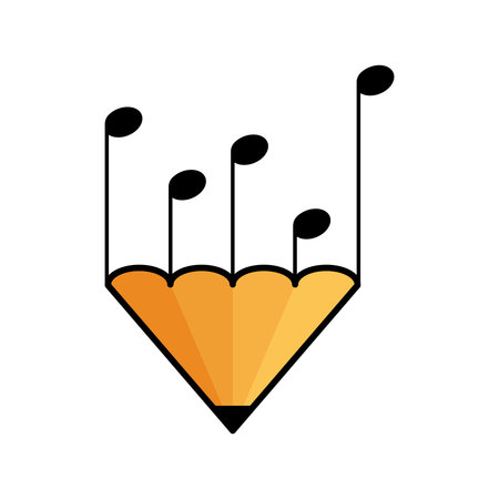 Vector illustration on a theme music, sound, note, digitalのイラスト素材