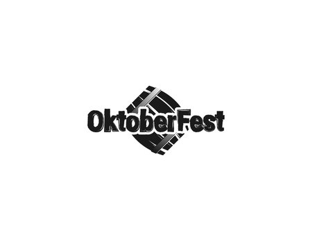 Oktoberfest. Welcome to beer festival. Invitation flyer or poster for feastのイラスト素材