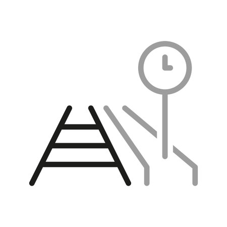 Simple of Public Transport Related Vector Line Icons. Public transportation icon collection. Contains such Icons as platform.のイラスト素材